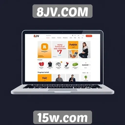 Acessibilidade e navegação no site 8JV.COM